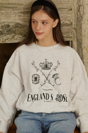 Tiara Jewels Sweatshirt - Light Grey