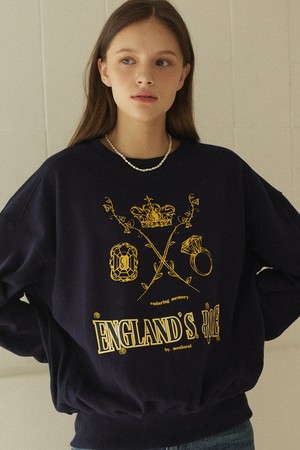 Tiara Jewels Sweatshirt - Navy