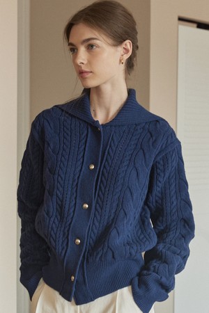 Sailor Goldish Cardigan - Blue