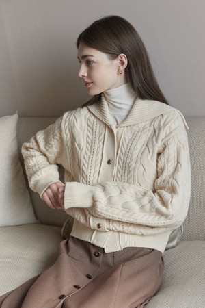 Sailor Goldish Cardigan - Ivory