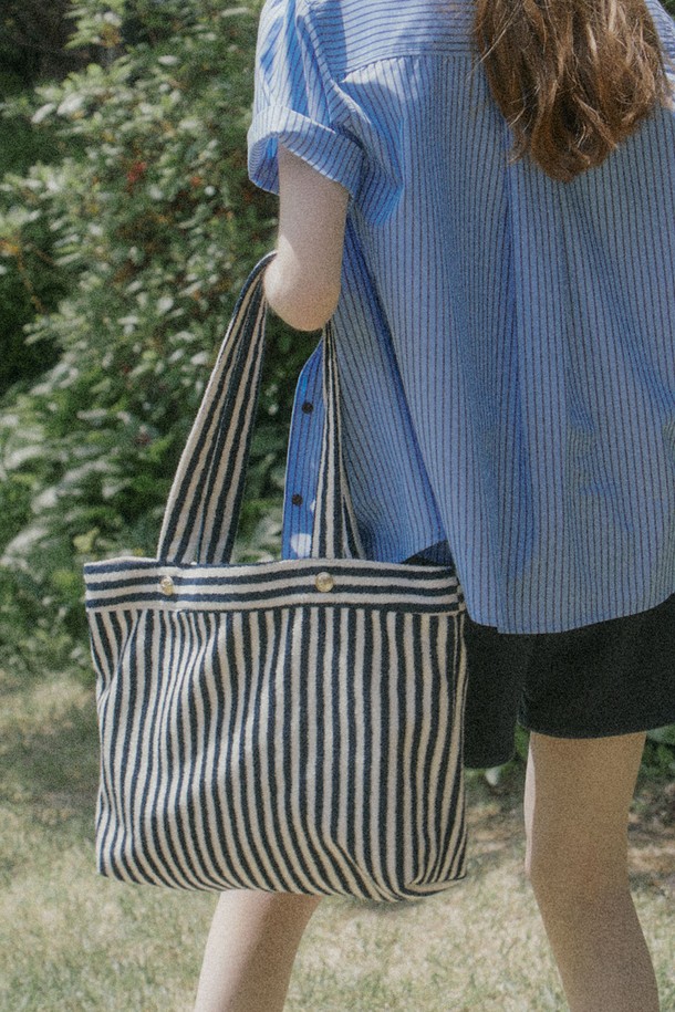 NONLOCAL - 숄더백 - Terry Eco Bag - Navy