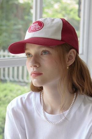 Wappen Two Tone Ball Cap - Burgundy