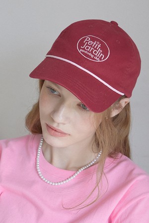 Petit Jardin Ball Cap - Burgundy