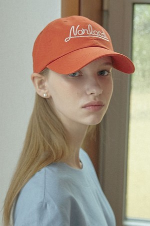 Rope Logo Ball Cap - Orange