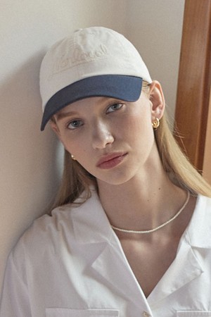 Rope Logo Ball Cap - White