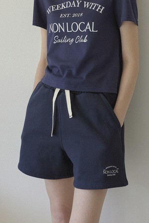 Sailing Club Sweat Shorts - Navy