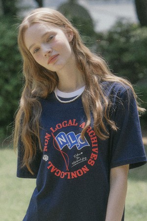 NLC Flag  T-shirt - Navy