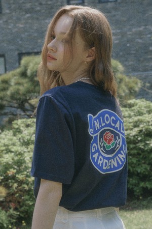 Gardening Logo T-shirt - Navy