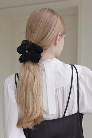 Satin Velvet Scrunchie 2color