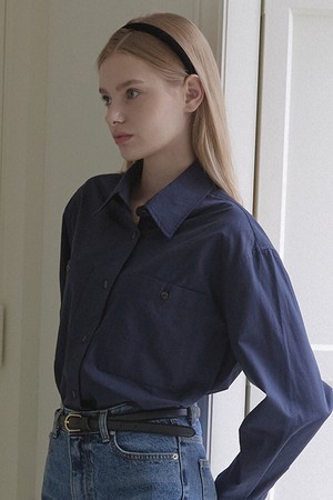 Classic Two Pocket Shirt - Navy