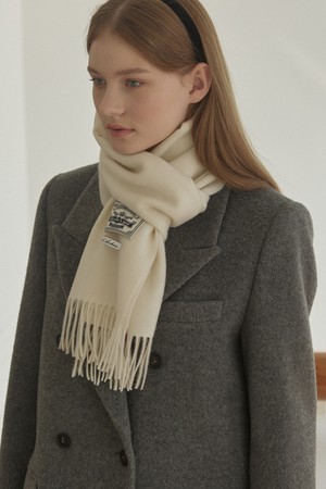 Daily Wool Muffler - Ivory