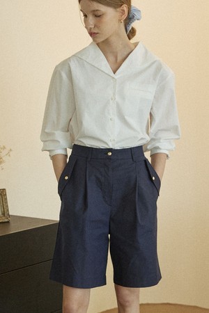 [미사용] Linen Marine Pants - Navy