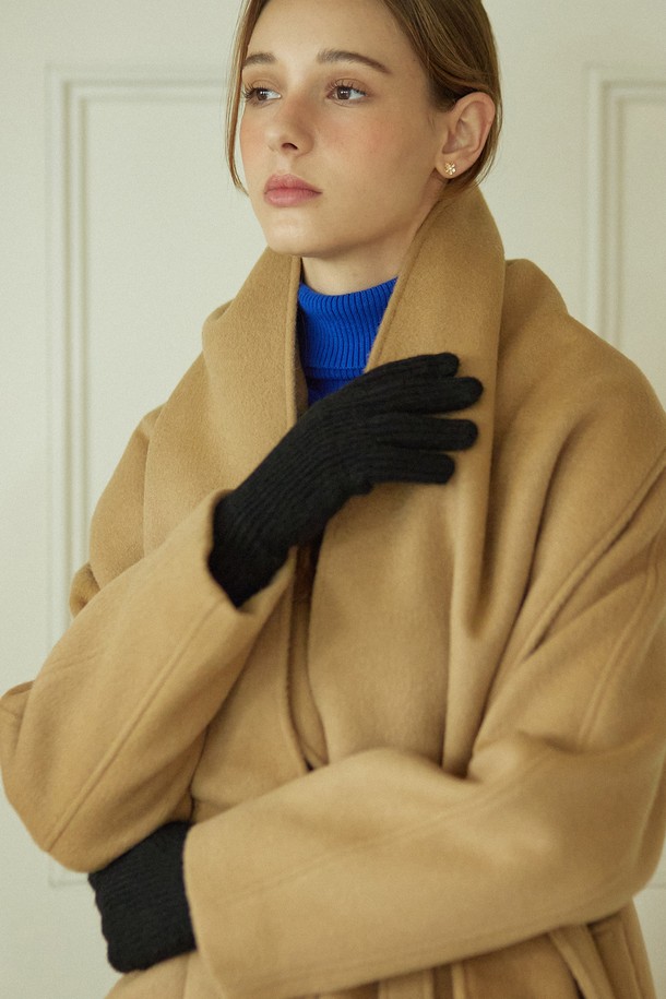 NONLOCAL - 장갑 - [선물포장] Basic Finger Hole Gloves - Black