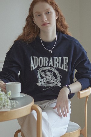 Adorable Angel Sweatshirt - Navy