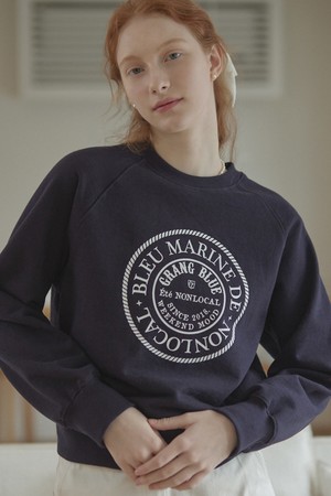 Marine Rope Sweatshirt - Navy