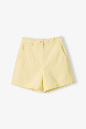 Martin Cotton Shorts - Light Yellow