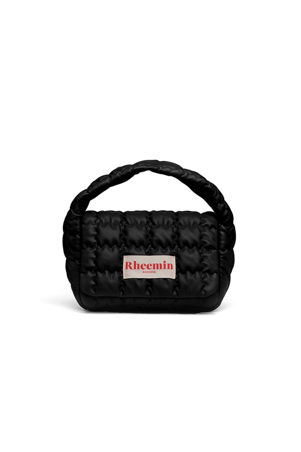 RHEEMIN - 여성 가방 - BISCUIT FLAP MINI NUGGET  - BLACK