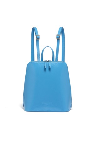 TURTLE LEATHER BACKPACK - SKY BLUE