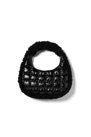 BISCUIT POODLE HOBO - BLACK