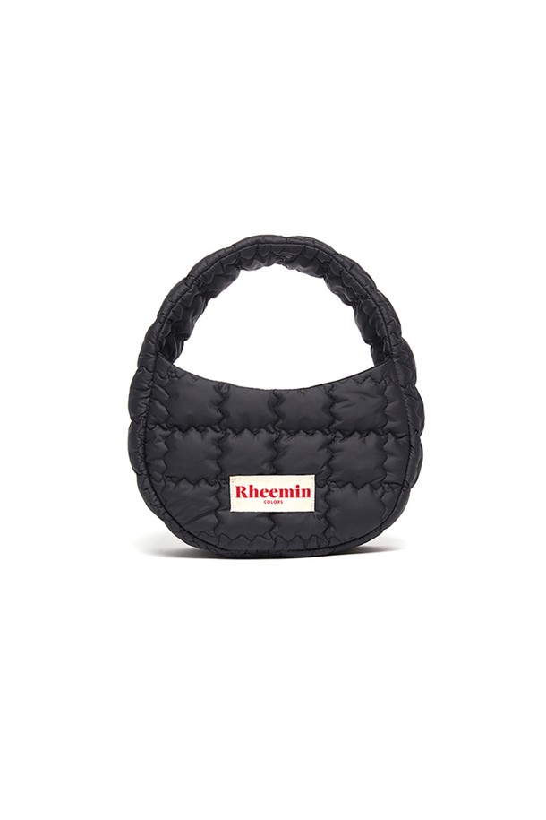 RHEEMIN - 숄더백 - BISCUIT ROUND MINI NUGGET - BLACK