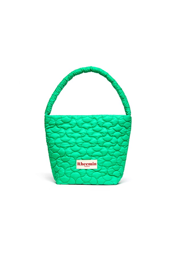 RHEEMIN - 숄더백 - PEECH SHOPPER - SPRING GREEN