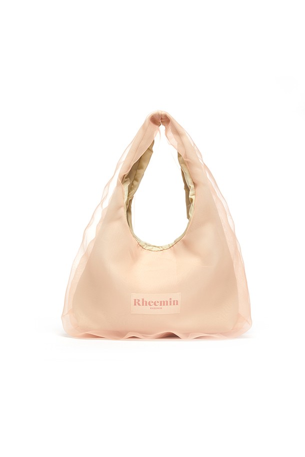 RHEEMIN - 숄더백 - SHEER BAG - PEACH BEIGE