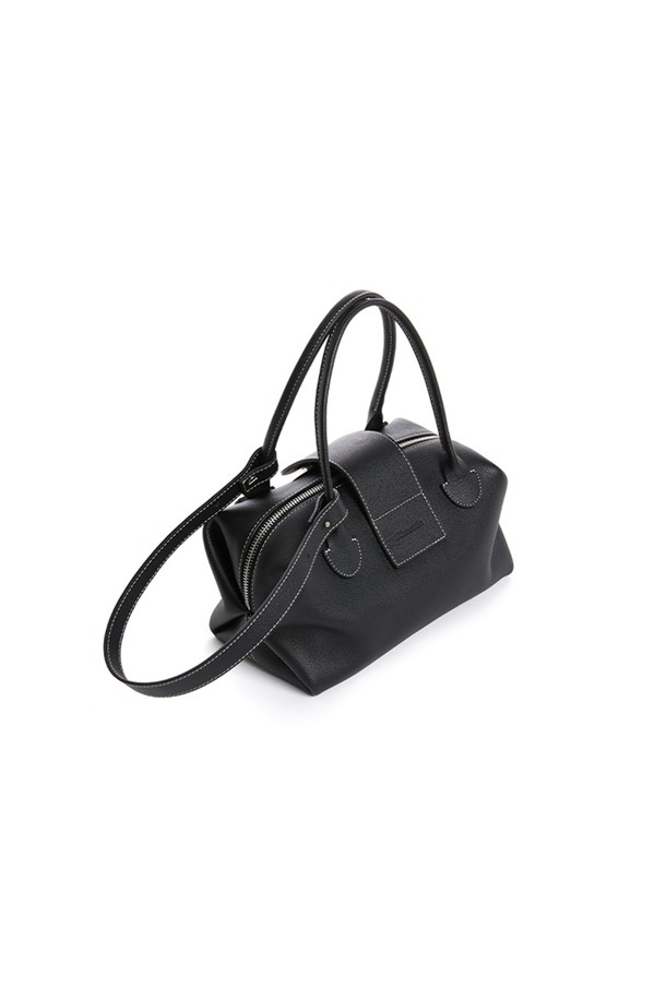 RHEEMIN - 토트백 - DUBU leather TOTE, M - BLACK