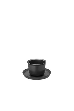 [KINTO] LT 컵＆소서 160ml (블랙)