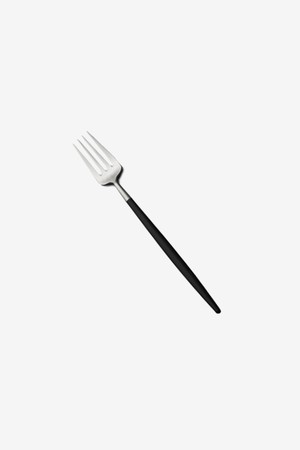 [큐티폴] 고아 디저트포크(블랙&실버)