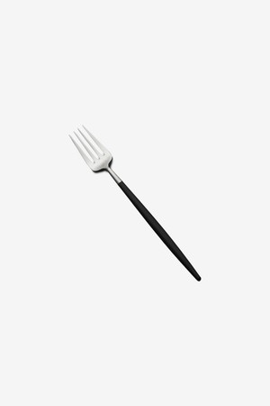 [큐티폴] 고아 디너포크(블랙&실버)