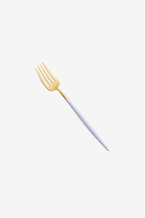 [큐티폴] 고아 디너포크(라일락&골드)
