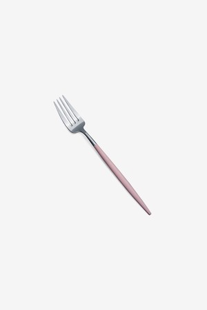 [큐티폴] 고아 디너포크(핑크&실버)