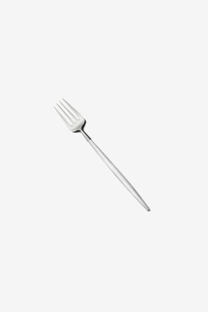 [큐티폴] 고아 디저트포크(화이트&실버)