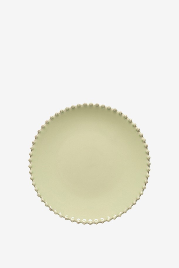[Costa Nova] 펄 릴리그린 25cm 디너접시는 유럽 포르투갈에서 수공예로 제작된 파인 스톤웨어 식기입니다. 릴리그린 색상의 무지 디자인으로, 식기세척기 사용이 가능하며 내구성이 강화되어 실용적입니다. 24.9 x 24.8 x H3.7 cm 크기로, 식탁에 은은한 멋을 더해줄 것입니다.
