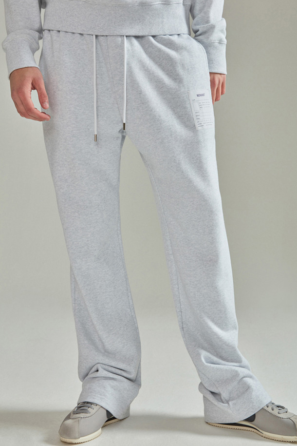  [19FW] NAME LABEL SWEATPANTS LIGHT GRAY