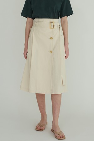 [23SS] TRENCH SKIRT ivory