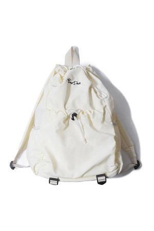 ORIGINAL NYLON DRAW STRING DAYPACK 19L OFF WHITE