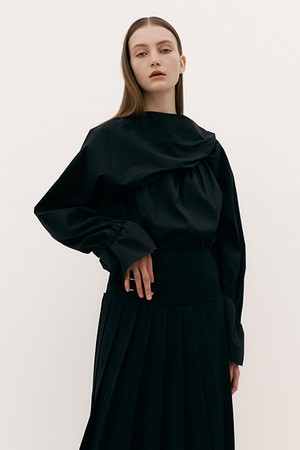 [21FW] BLOOMING BLOUSE [BLACK]