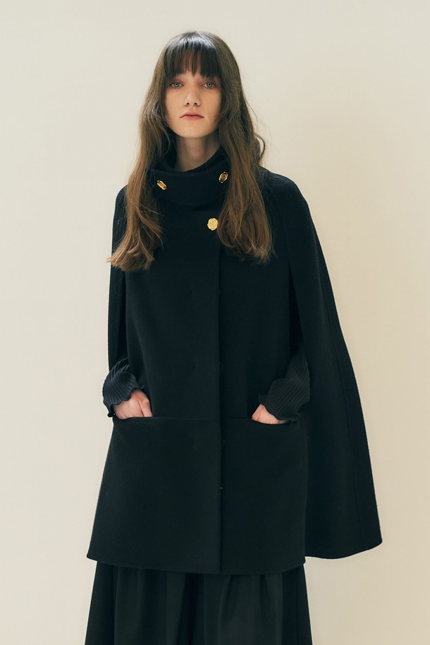 MAISON MARAIS - 코트 - [22FW] Handmade Cape Coat, Black