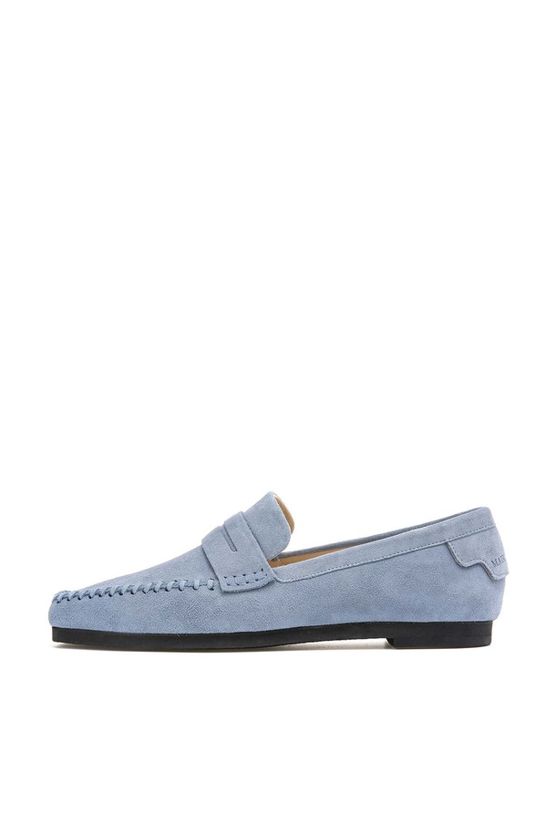 MAISON MARAIS - 로퍼 - [23SS] MM Suede Loafer, Dusty Blue