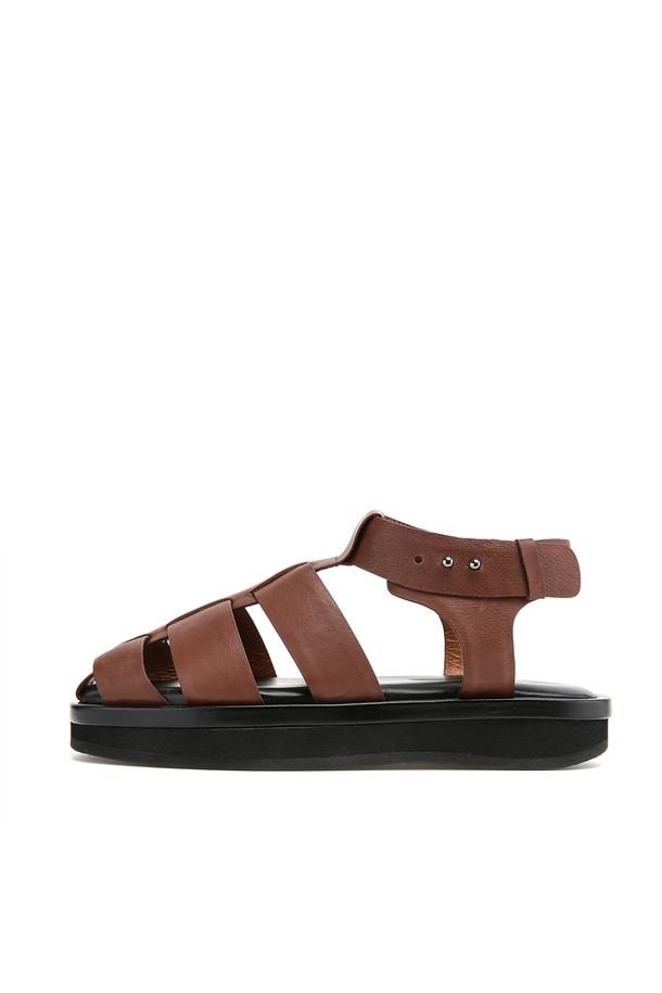 MAISON MARAIS - 샌들 - [23SS] Gladiator Sandal, Brown