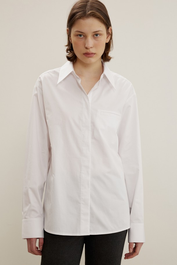 MAISON MARAIS - 셔츠 - Clean Cotton Shirts, White