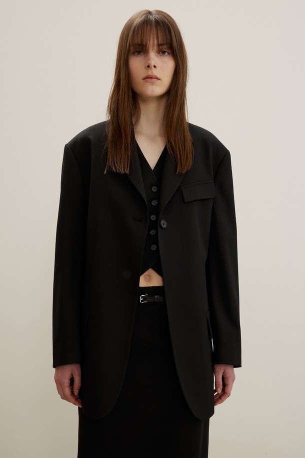 MAISON MARAIS - 자켓 - No.5 So Mannish Jacket, Black