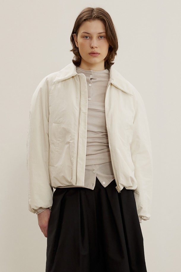 MAISON MARAIS - 점퍼 - Cloud Nylon Jacket, Cream