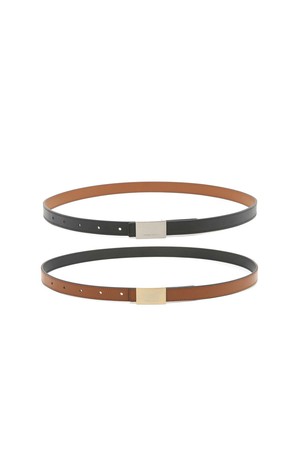 Sliding-Buckle Belt Set, Multi Color