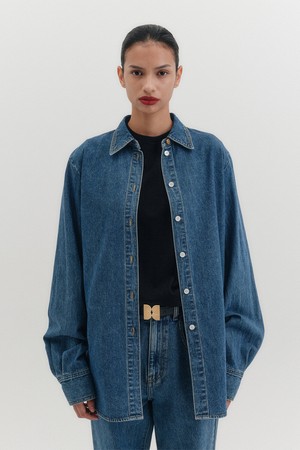 [D] 데님 셔츠 - 2컬러_B for Binding