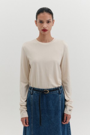 [E] 롱 슬리브 티셔츠 - 5컬러_B for Binding