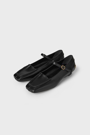 메리제인 플랫슈즈 - 블랙