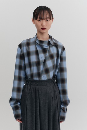 멀티 웨이 셔츠 - 블루