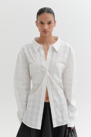 트랜스포머블 셔츠 - 화이트